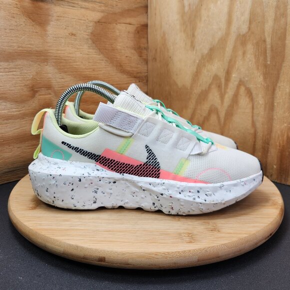 Nike Shoes - Nike Crater Impact Womens White Running Shoes Sneakers Size 8